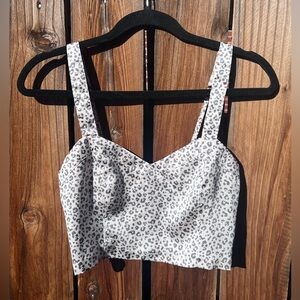 Silky Cheetah Crop Top